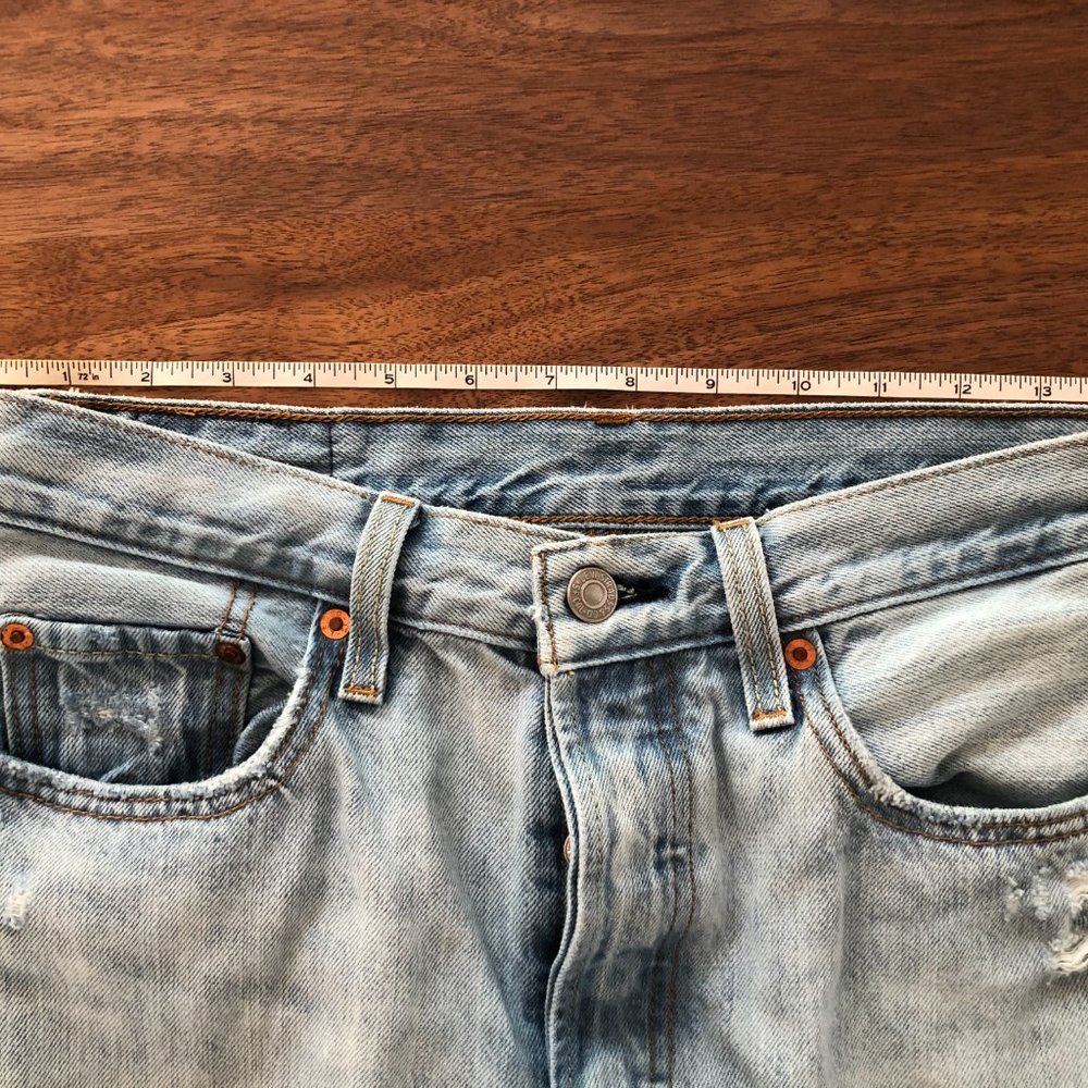 Levi's 501 Skinny Jeans in Clear Minds - Picture 6 of 16